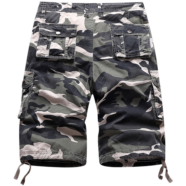 men's outdoor sports camo cargo shorts