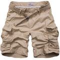 men's casual loose multi-pocket cargo shorts