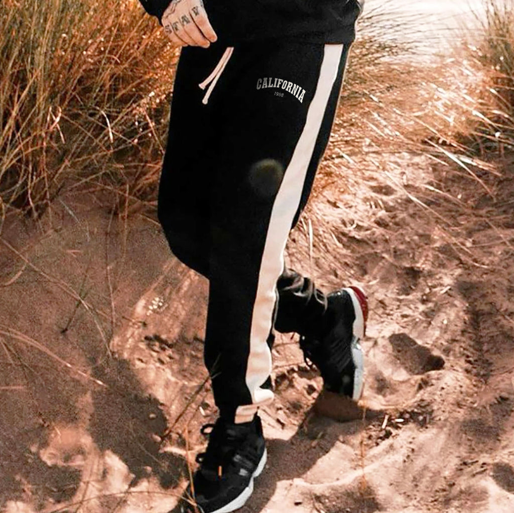 retro california men's sweatpants