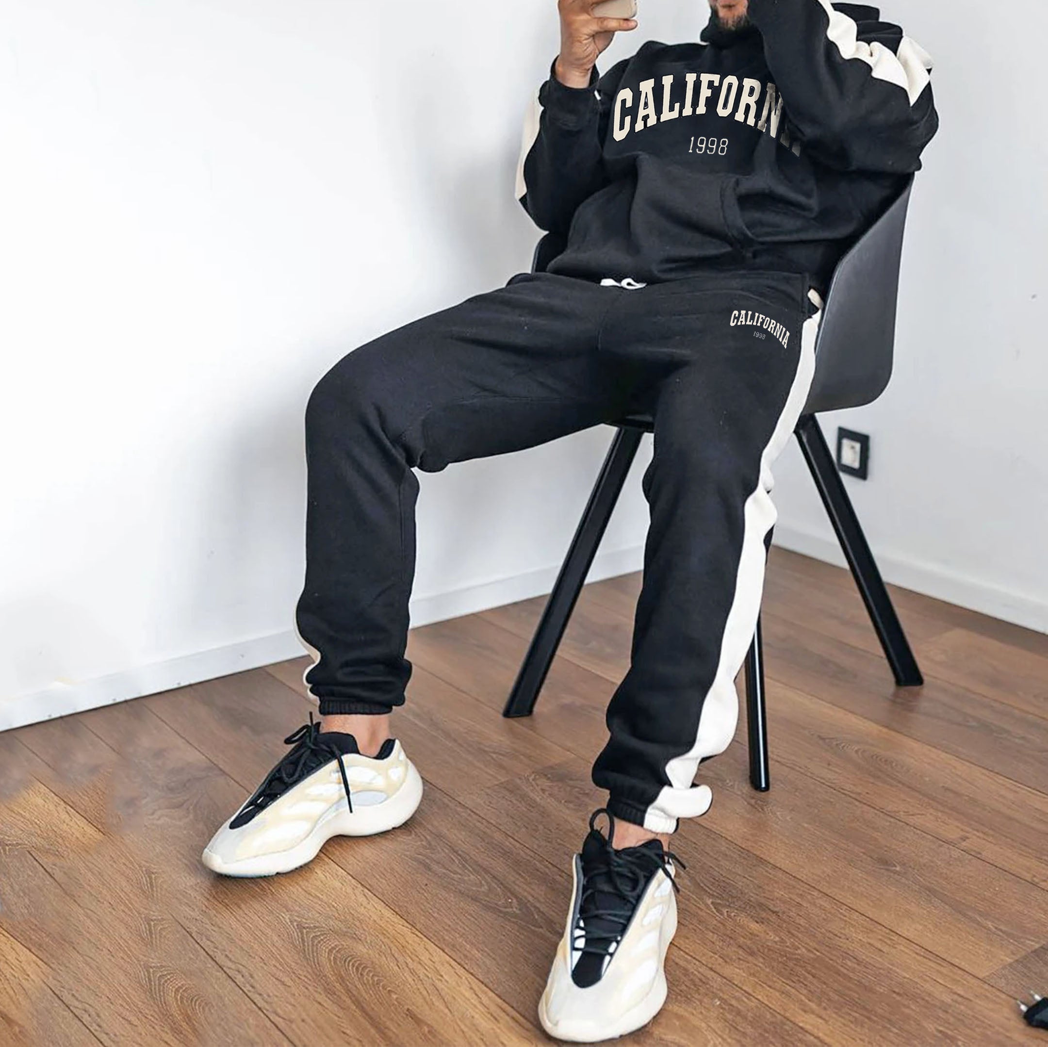 retro california men's sweatpants
