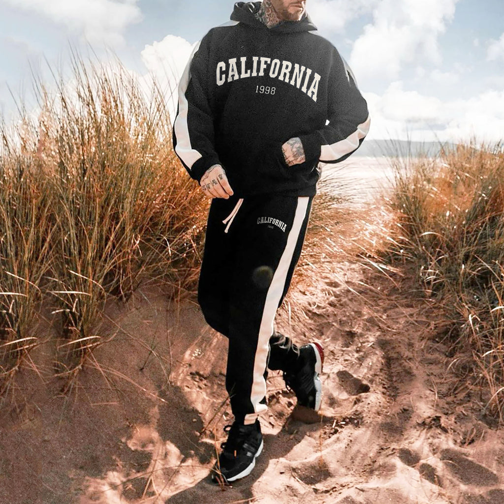 retro california men's sweatpants