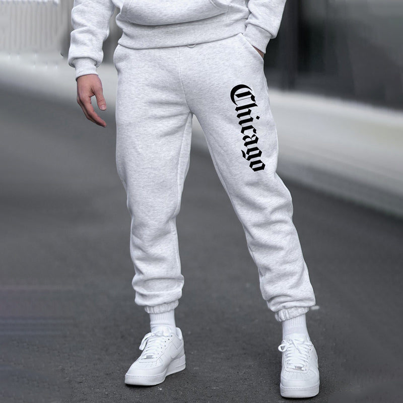 chicago print sweatpants
