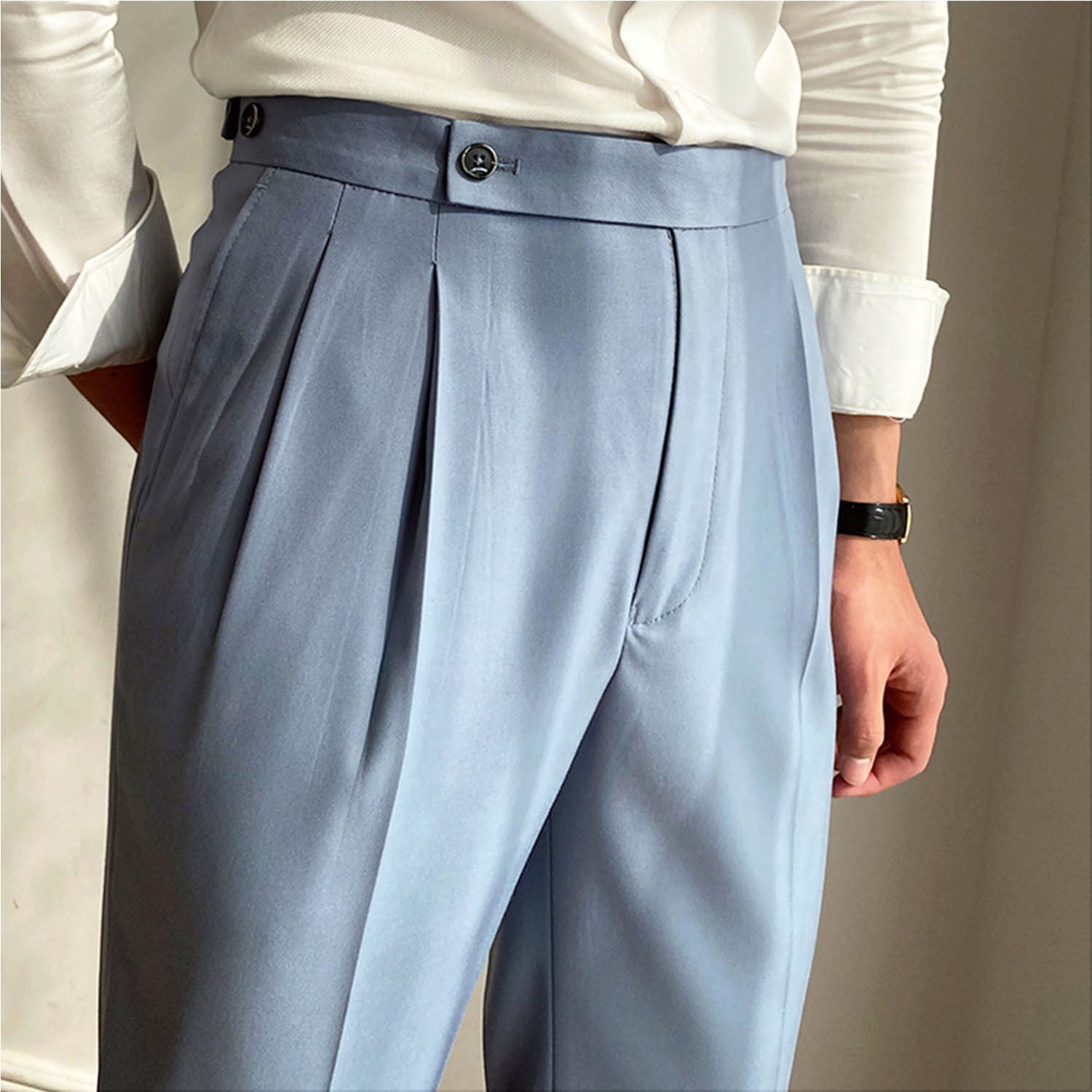 gentleman elegant and comfortable trousers