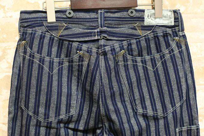1910 style striped work pants