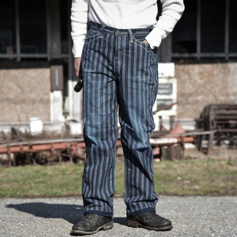 1910 style striped work pants