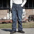 1910 style striped work pants