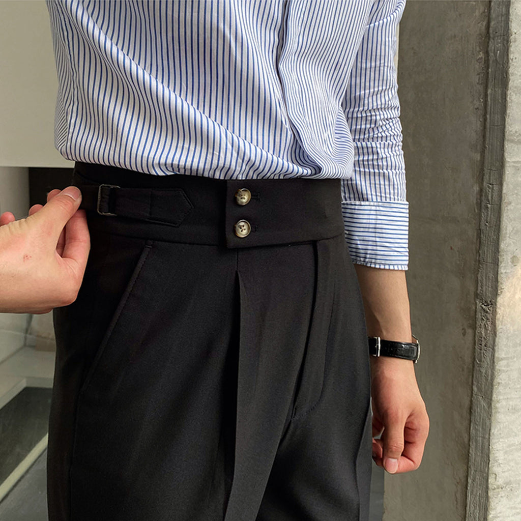 gentleman comfortable vintage trousers