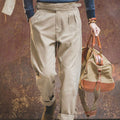 retro minimalist military mens trousers for officers