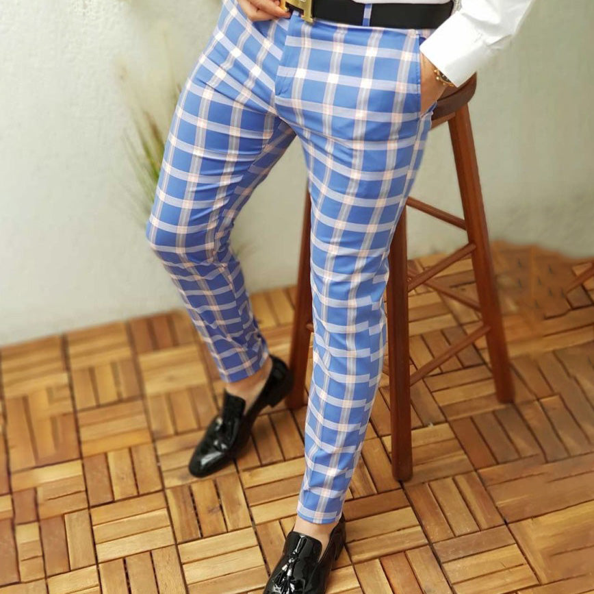 mens fashion retro casual pants