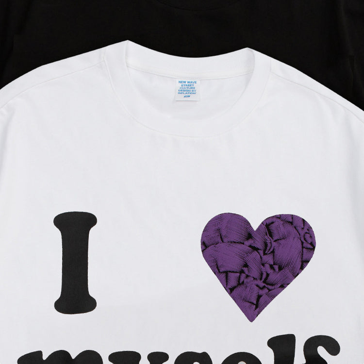 Loose Lettering Faux Embroidered Short Sleeve T-Shirt