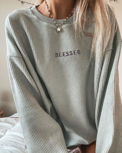 Vintage Basic Long Sleeve Sweatshirt