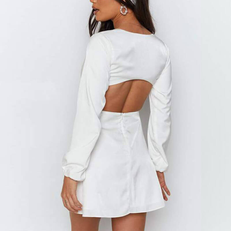 Cut Out Detail Split Hem Bodycon Dress