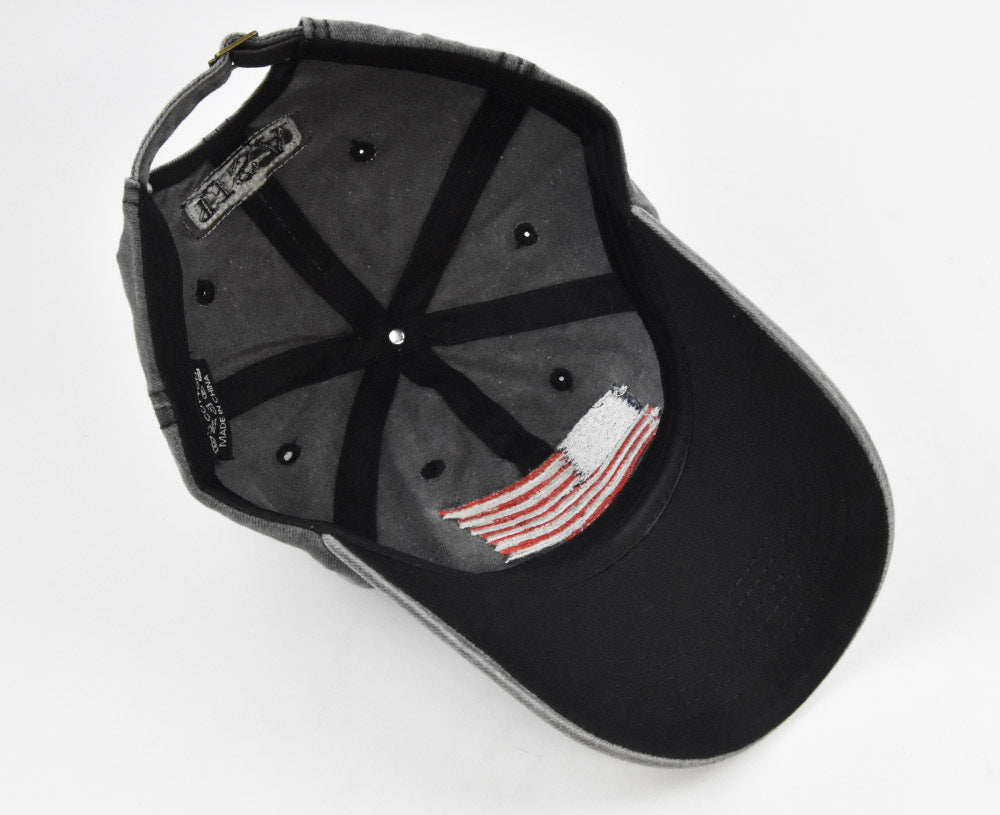 European And American Washed And Old USA Embroidered Basebal