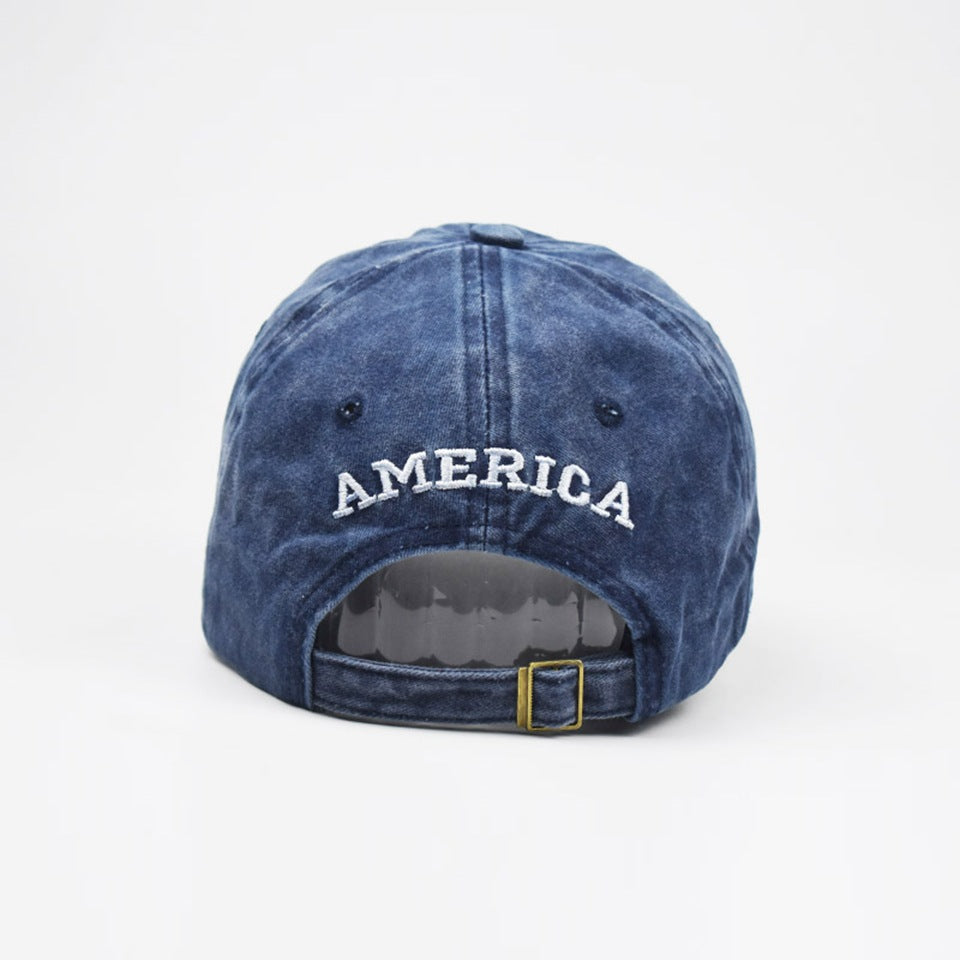 USA Letter Printed Retro Baseball Hat