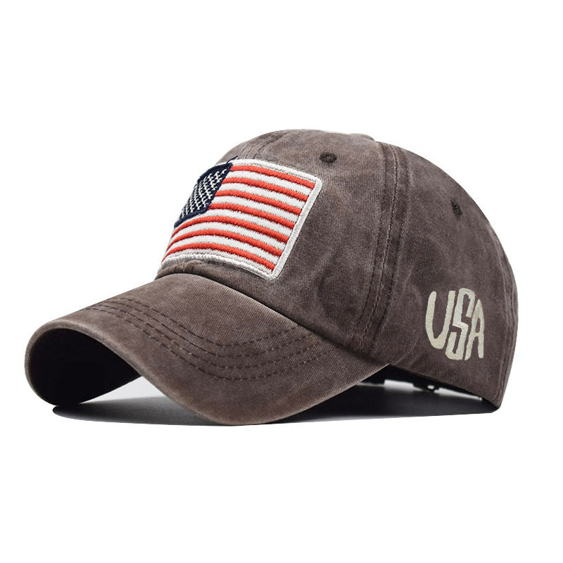 USA Letter Printed Retro Baseball Hat