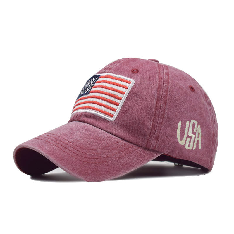 USA Letter Printed Retro Baseball Hat