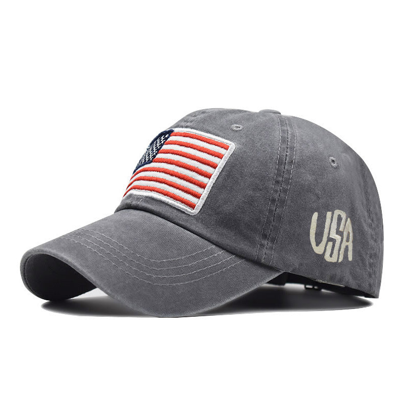 USA Letter Printed Retro Baseball Hat
