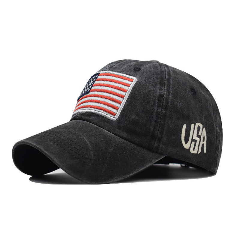 USA Letter Printed Retro Baseball Hat