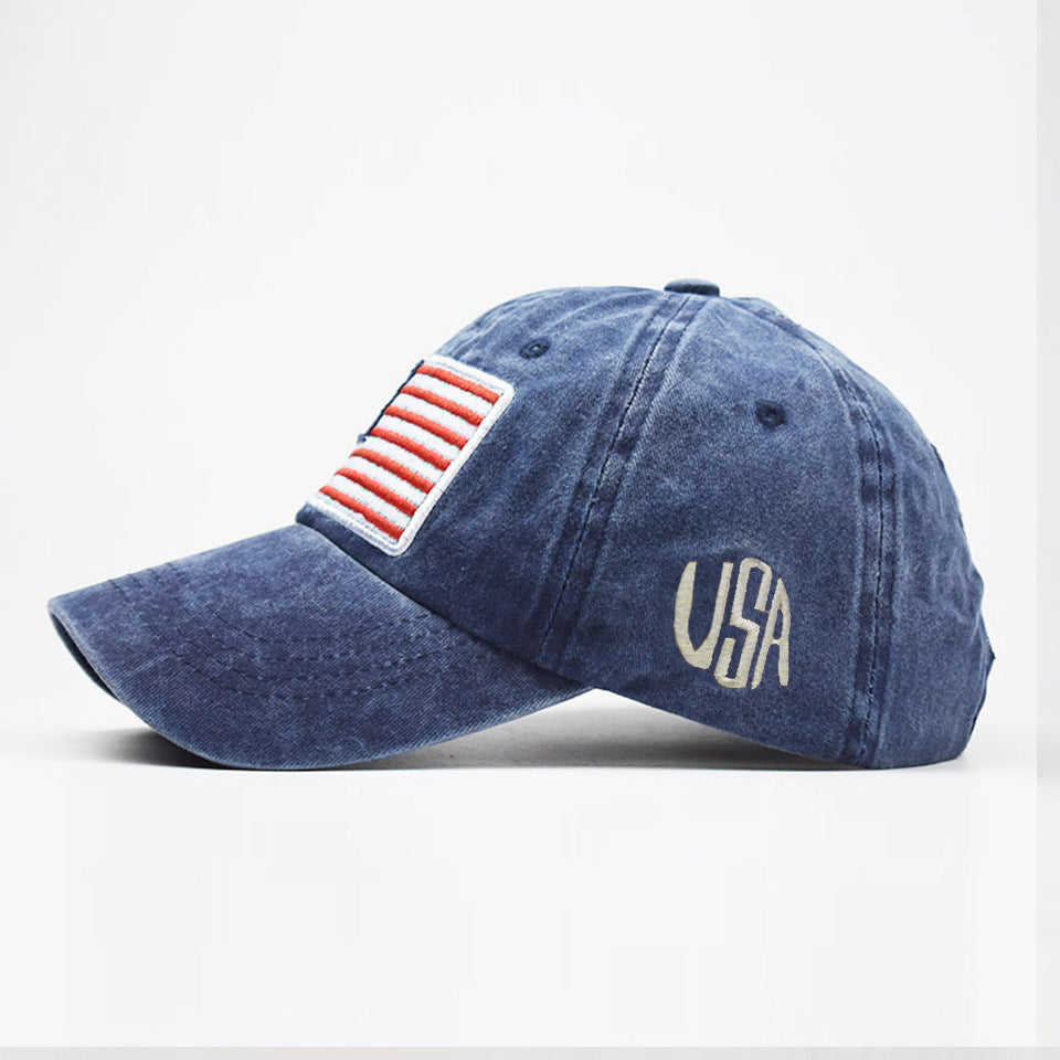 USA Letter Printed Retro Baseball Hat
