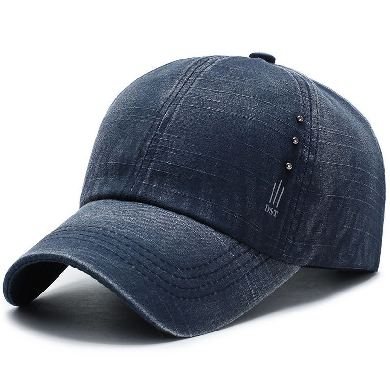 New Simple Men's Washed Baseball Cap Outdoor Leisure Middle-aged Cap Sports Riding Sunshade Sun Hat