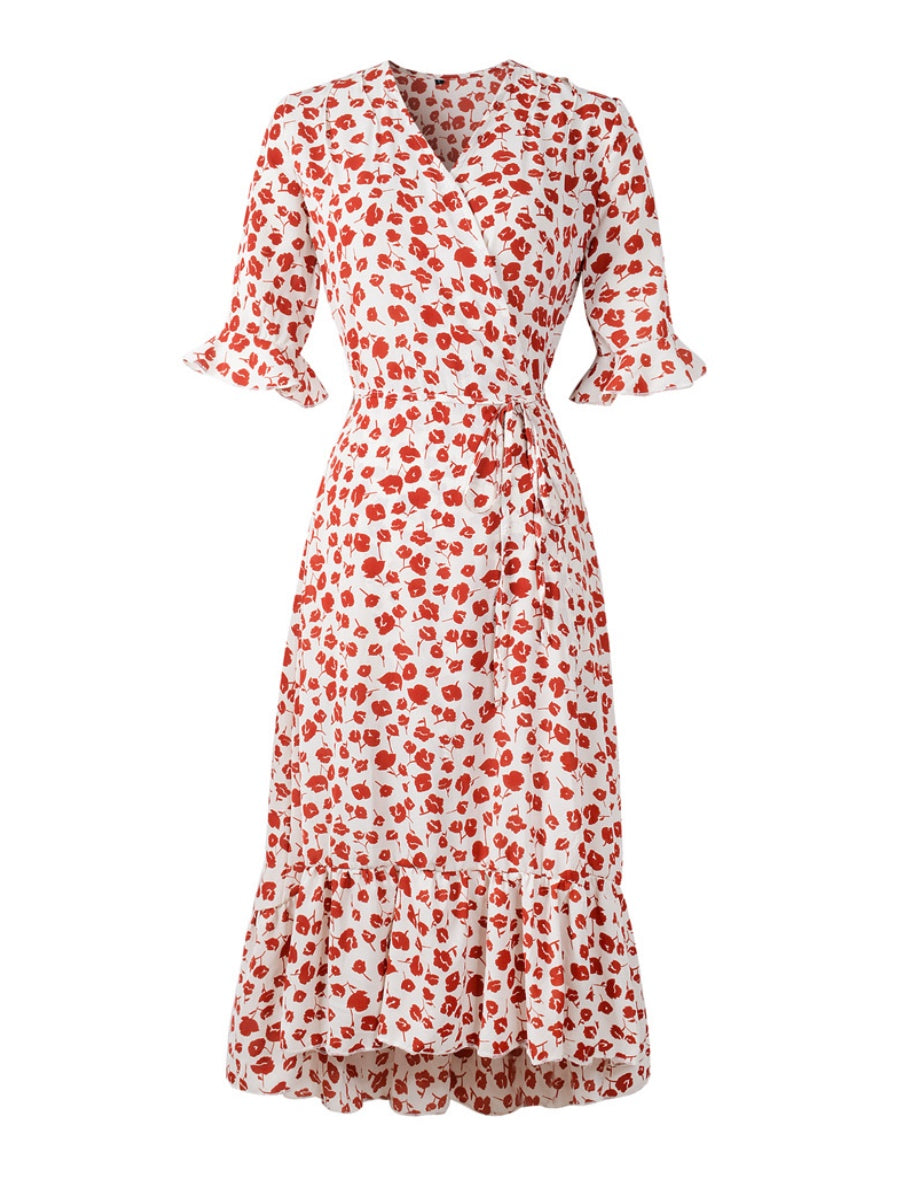 Chiffon Printed Beach Dress
