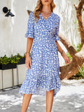 Chiffon Printed Beach Dress