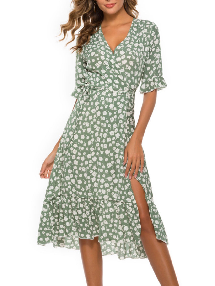 Chiffon Printed Beach Dress
