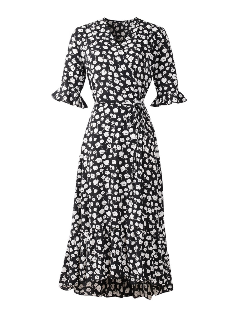 Chiffon Printed Beach Dress