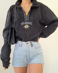 Modern Printed Color Long Sleeve Sweatshirt