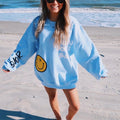 Vintage Long-sleeved Printed Sweatshirt