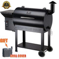 ZPG-7002B 2021 Upgrade Pellet Grill& Smoker 8 in 1 BBQ Grill+Cover
