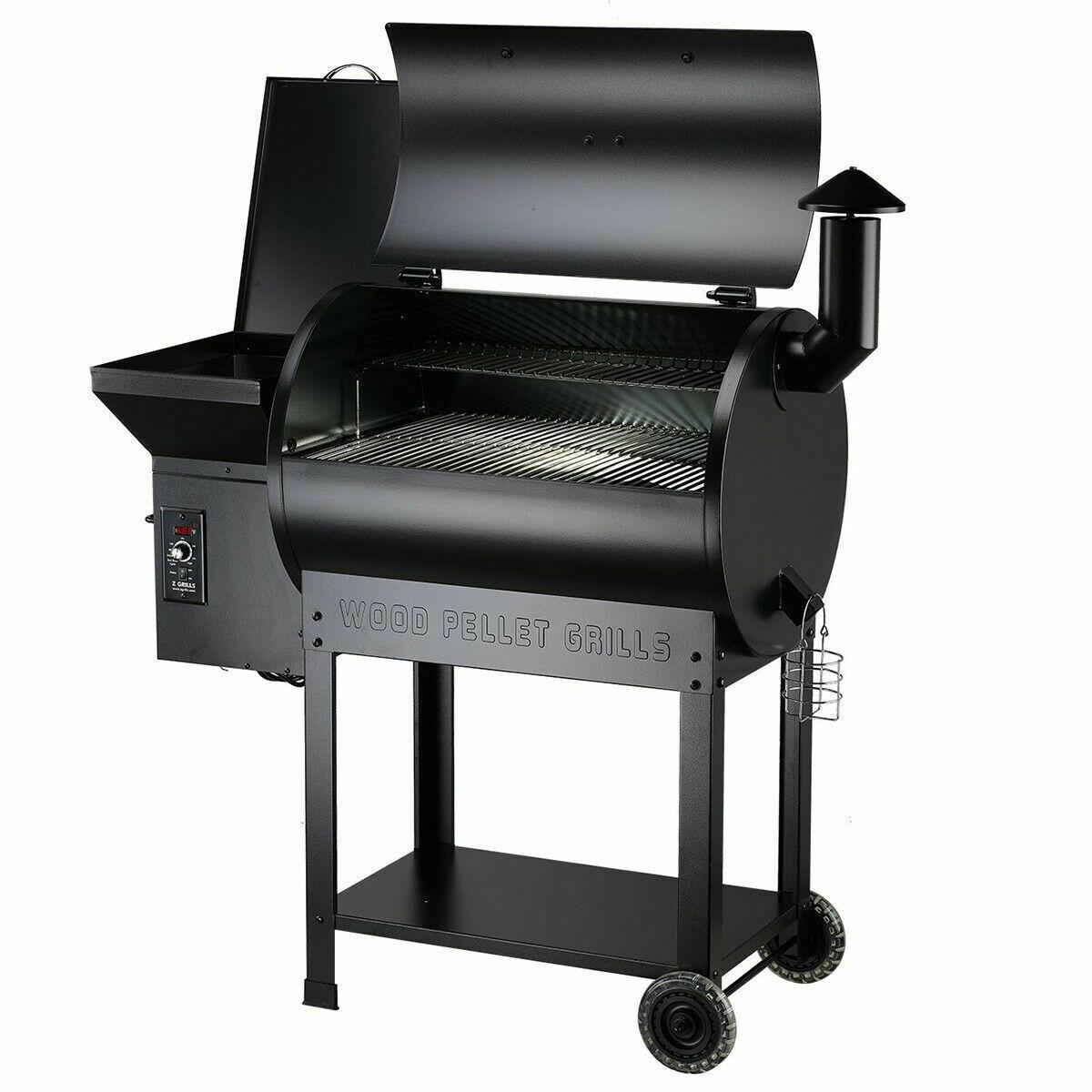 ZPG-7002B 2021 Upgrade Pellet Grill& Smoker 8 in 1 BBQ Grill+Cover