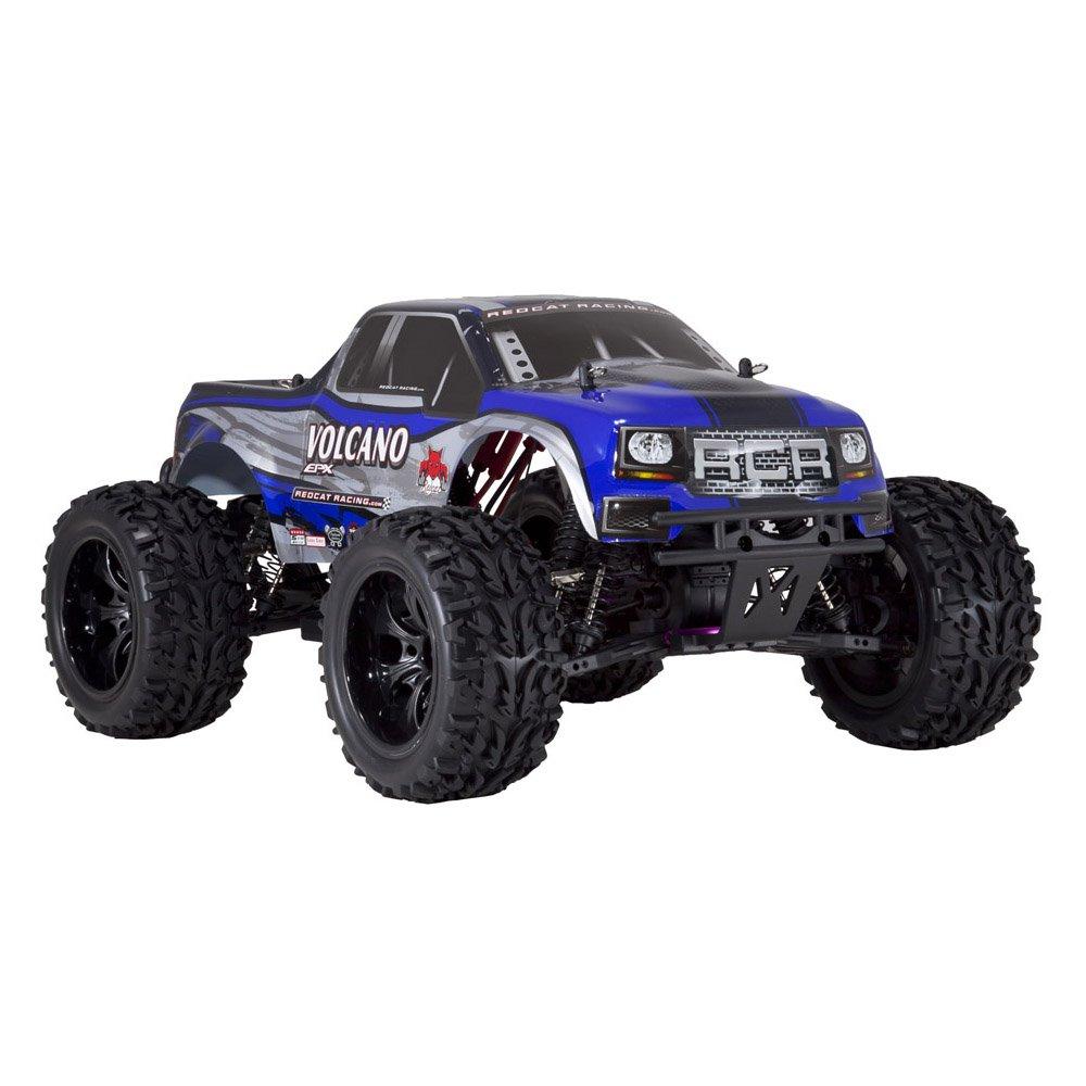 Redcat Racing Volcano EPX 1:10 Scale Electric Brushed 19T RC Monster Truck, Blue