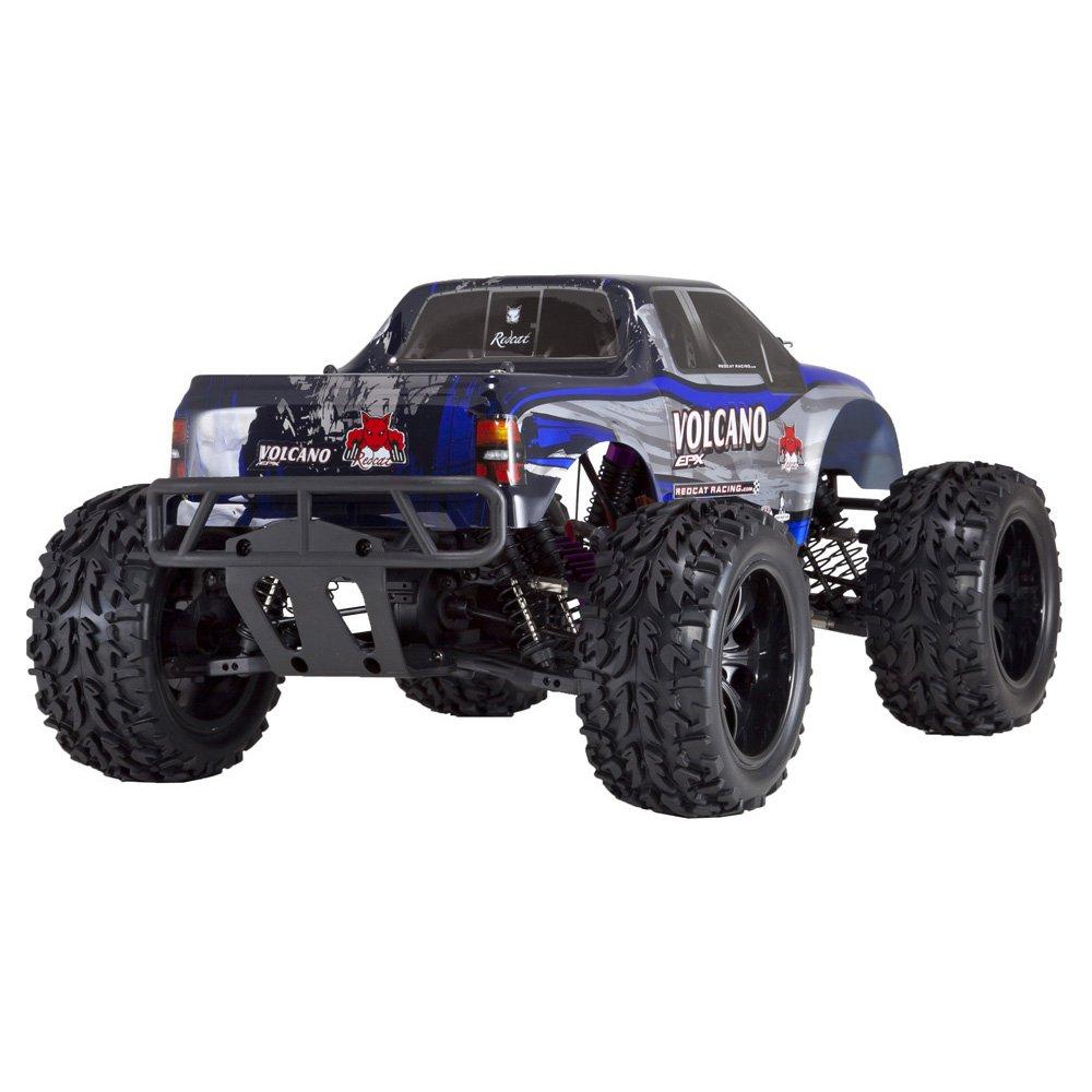 Redcat Racing Volcano EPX 1:10 Scale Electric Brushed 19T RC Monster Truck, Blue