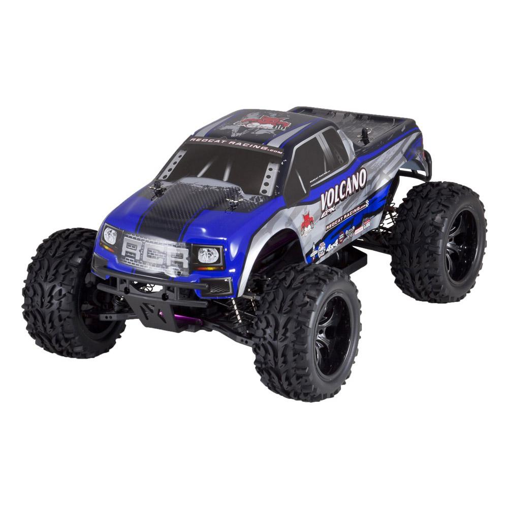 Redcat Racing Volcano EPX 1:10 Scale Electric Brushed 19T RC Monster Truck, Blue