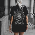Medusa Print Ladies Loose T-shirt