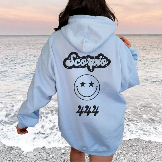 Scoipio Smiley Printed Women's Casual Sweatshirt