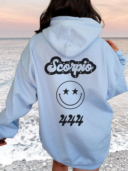 Scoipio Smiley Printed Women's Casual Sweatshirt