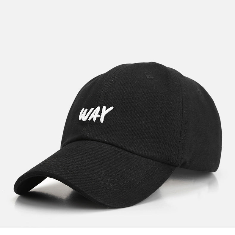 Sun Protection Sun Hat Letter Embroidered Baseball Cap