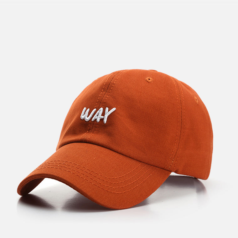 Sun Protection Sun Hat Letter Embroidered Baseball Cap