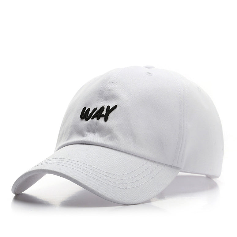 Sun Protection Sun Hat Letter Embroidered Baseball Cap