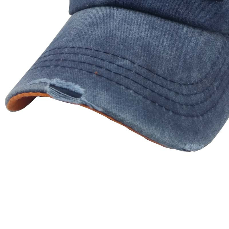 Embroidered Peaked Cap Outdoor Sun Hat