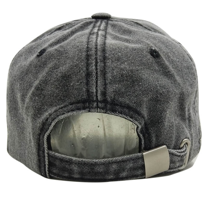 Anchor Washed Embroidered Baseball Retro Casual Peaked Cap