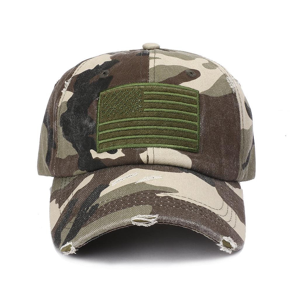 Training American Flag Sun Hat