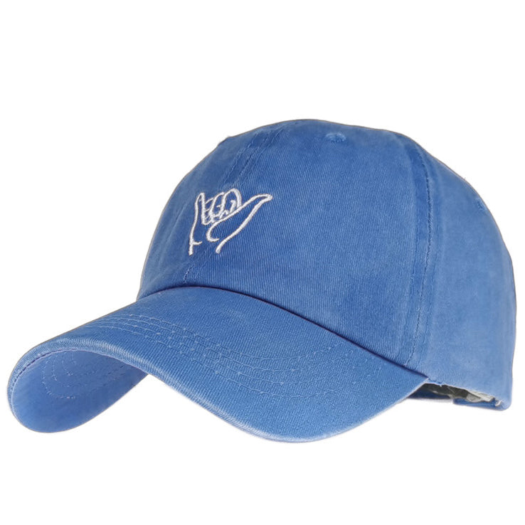 Men's Casual Embroidery Washed Baseball Cap