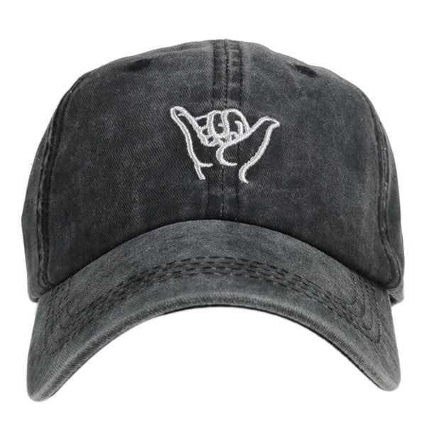 Men's Casual Embroidery Washed Baseball Cap