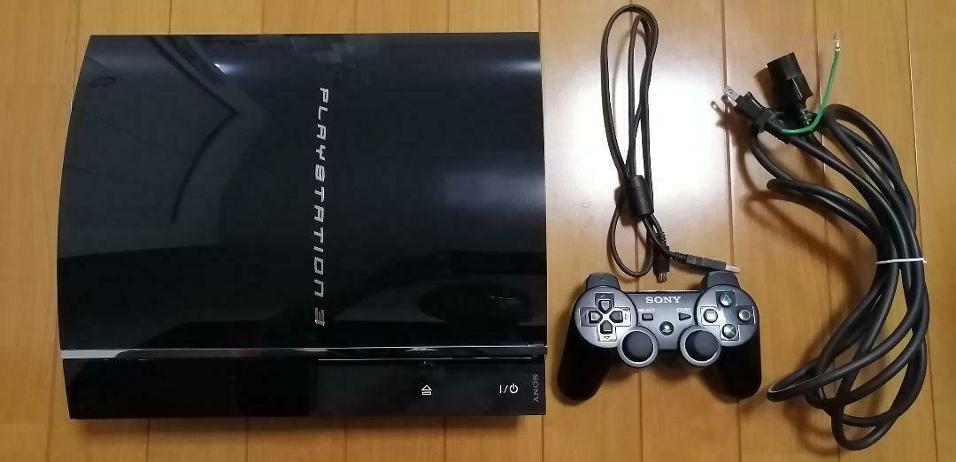 Sony PlayStation 3 PS3 CECHA00 60GB First Model Black Console PS1 PS2 500GB HDD