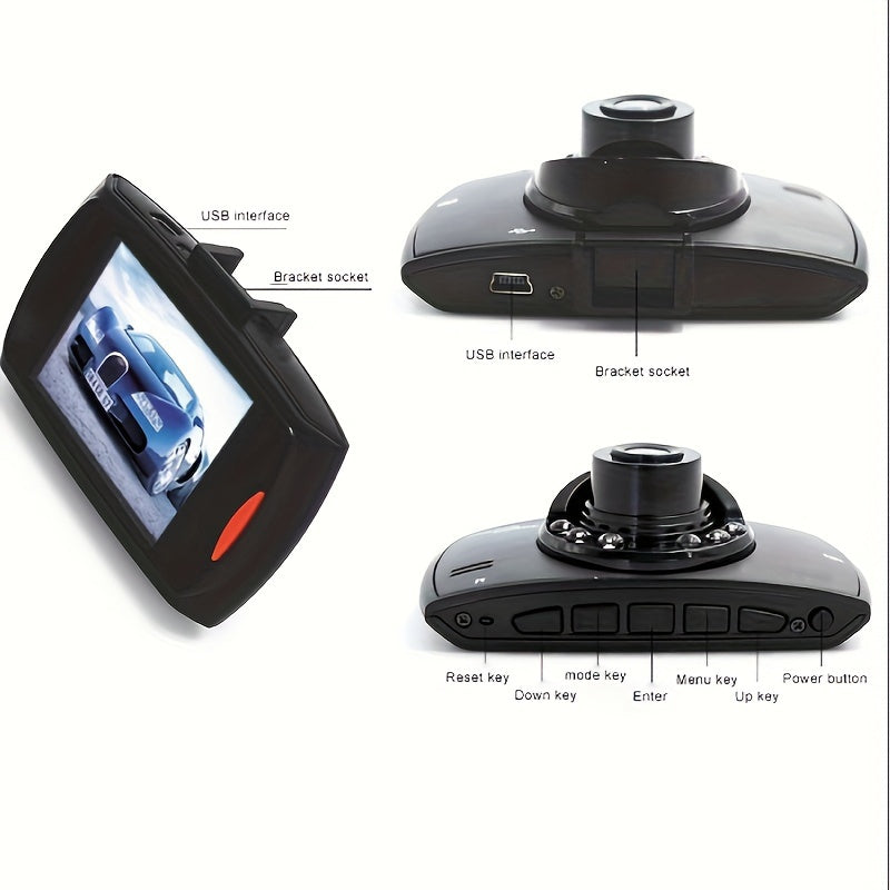 High-Definition Night Vision Dash Cam: Monitor Your Vehicle With Infrared Camera &amp; Display