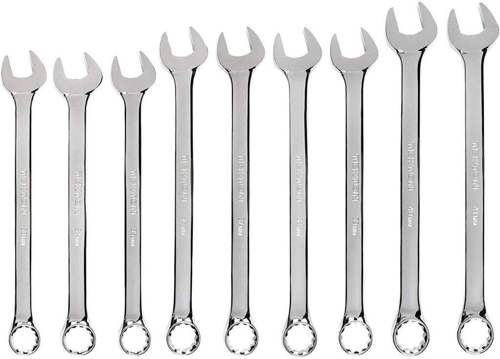 TEKTON Combination Wrench Set, 9-Piece (33-41 mm) | WCB90202