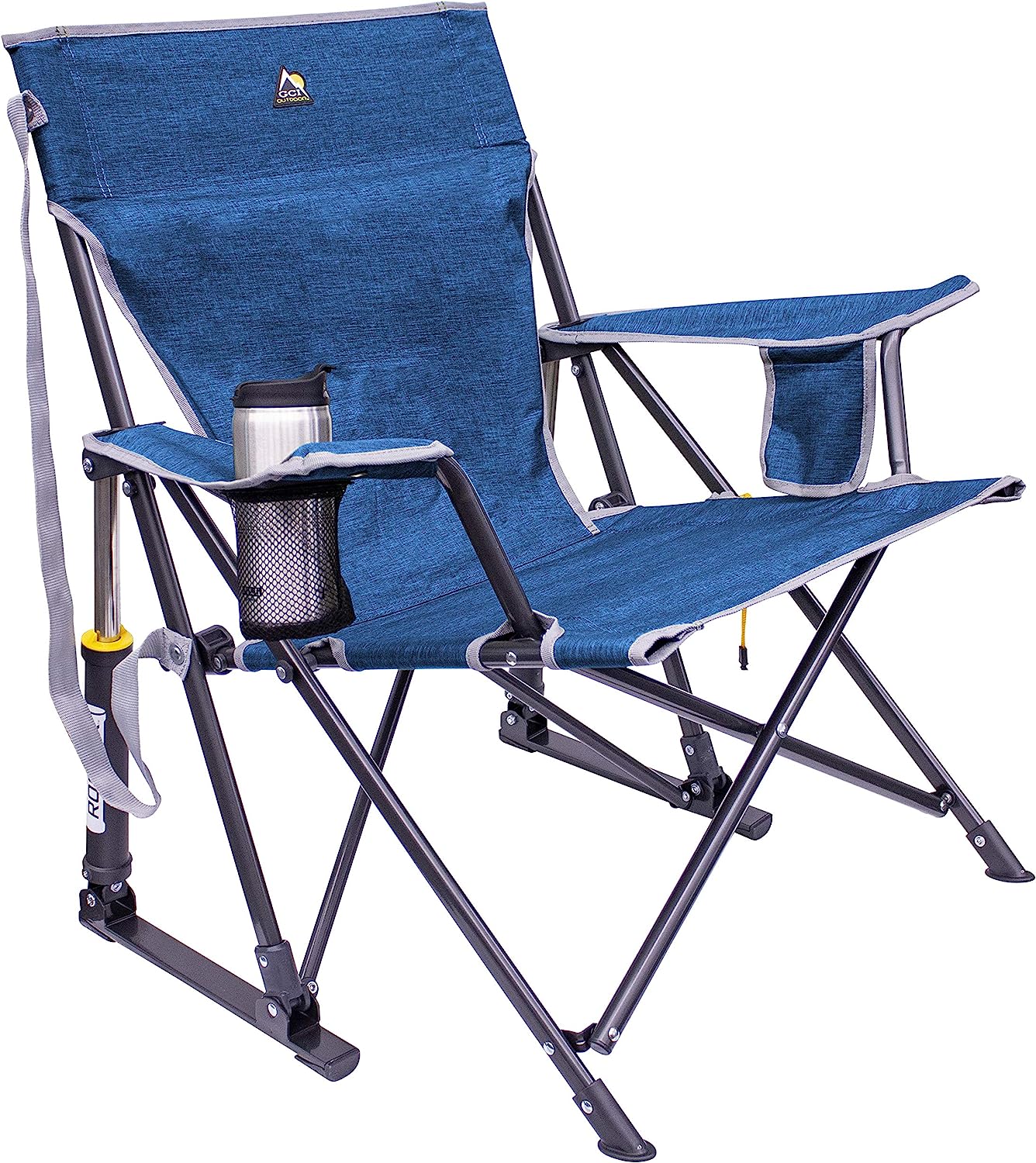 GCI Outdoor Kickback Rocker Portable Rocking Chair &amp; Outdoor Camping Chair